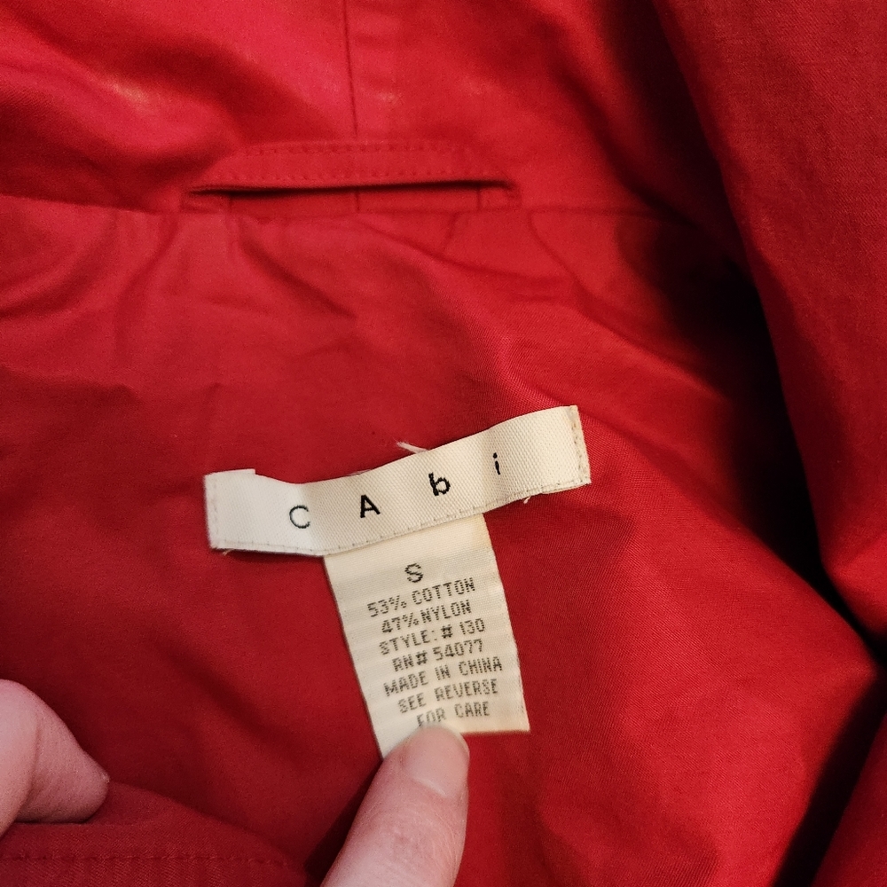CAbi Red Jacket - Picture 5 of 5